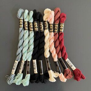 Lot of DMC Pearl Cross Stitch Thread Floss Skeins Needlepoint Embroidery Art